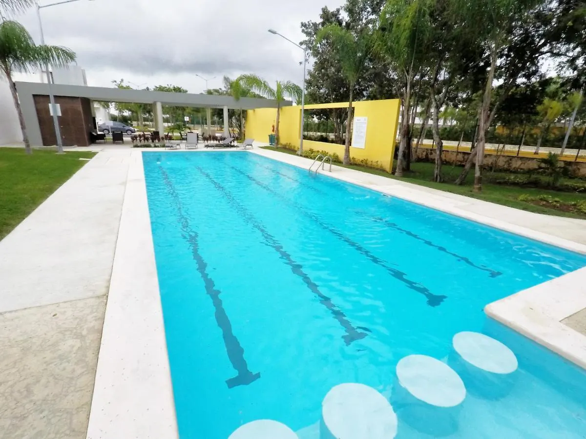 Playaturquesa Moderna Casa C/R Auto A 9 Min 5Ta Ave Villa Playa del Carmen 0*,  Meksika